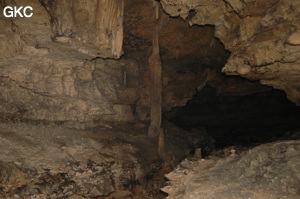 Grotte de Laoyingdong 老鹰洞 (Suiyang 绥阳, Zunyi 遵义市, Guizhou 贵州省, Chine 中国).