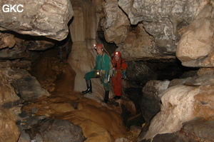 Grotte de Laoyingdong 老鹰洞 (Suiyang 绥阳, Zunyi 遵义市, Guizhou 贵州省, Chine 中国).