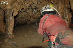 Grotte de Laoyingdong 老鹰洞 (Suiyang 绥阳, Zunyi 遵义市, Guizhou 贵州省, Chine 中国).