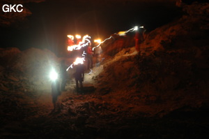 Grotte de Pixiaodong 皮硝洞 - réseau de Shuanghedong 双河洞 - (Wenquan, Suiyang 绥阳, Zunyi 遵义市, Guizhou 贵州省, Chine 中国).
