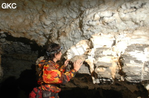 Grotte de Pixiaodong 皮硝洞 - réseau de Shuanghedong 双河洞 - (Wenquan, Suiyang 绥阳, Zunyi 遵义市, Guizhou 贵州省, Chine 中国).