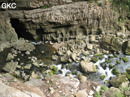 Grotte de Wengdaxiadong 翁达下洞 (Xiantang 羡塘镇, Huishui 惠水, Guizhou 贵州省, Qiannan 黔南, Chine 中国).