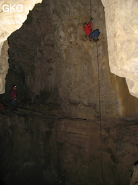 Grotte de Caigangdong 菜缸洞 (Fuyan 桴焉, Zheng'an 正安, Zunyi Shi 遵义市, Guizhou 贵州省,  Chine 中国).