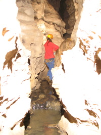 Grotte de Caigangdong 菜缸洞 (Fuyan 桴焉, Zheng'an 正安, Zunyi Shi 遵义市, Guizhou 贵州省,  Chine 中国).