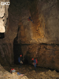 Grotte de Caigangdong 菜缸洞 (Fuyan 桴焉, Zheng'an 正安, Zunyi Shi 遵义市, Guizhou 贵州省,  Chine 中国).