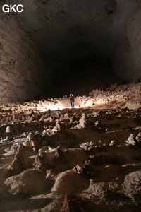 Grotte résurgence de Yanzidong 燕子洞 (Xiantang 羡塘镇, Huishui 惠水, Guizhou 贵州省, Qiannan 黔南, Chine 中国).