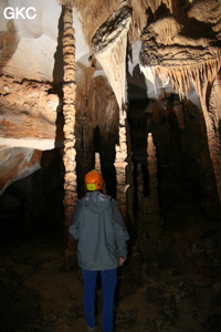 Grotte résurgence de Yanzidong 燕子洞 (Xiantang 羡塘镇, Huishui 惠水, Guizhou 贵州省, Qiannan 黔南, Chine 中国).