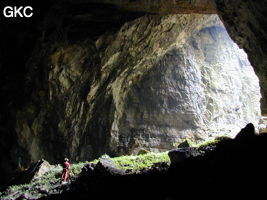 Le porche nord de Dadong 大洞 permet d'accéder à Dadongtiankeng 大洞天坑 (Wenquan, Suiyang 绥阳, Zunyi 遵义市, Guizhou 贵州省, Chine)